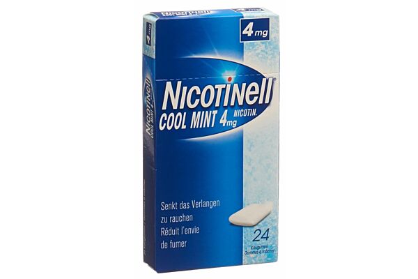 Nicotinell Gum 4 mg cool mint 24 Stk