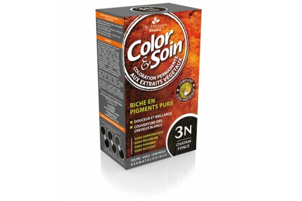 Color & Soin Coloration 3N châtain foncé 135 ml