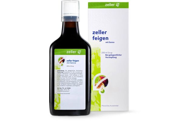 zeller figues avec du séné sirop fl 200 ml