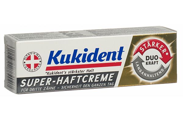 KUKIDENT Super Haftcreme Duo Kraft 40 g