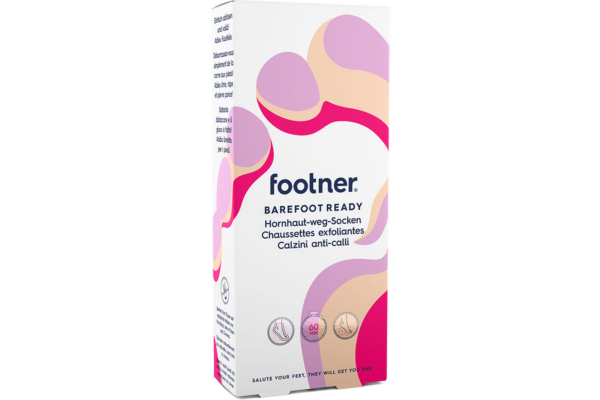 Footner chaussettes exfoliantes Barefoot ready
