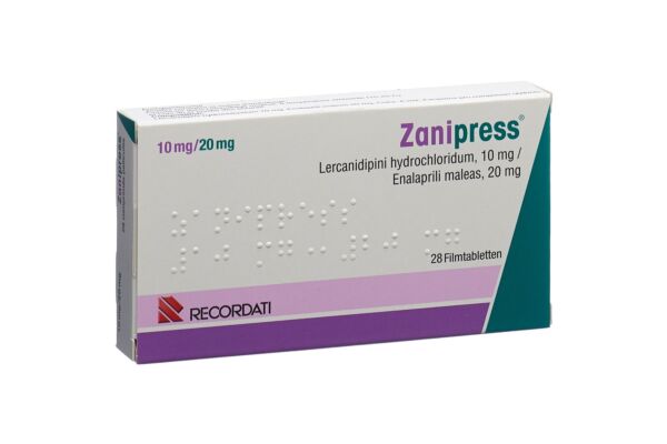 Zanipress Filmtabl 10/20 mg 28 Stk