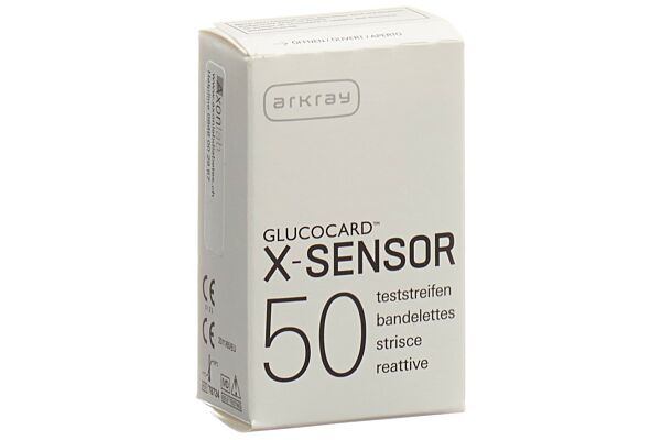 Glucocard X-Sensor bandelettes 50 pce