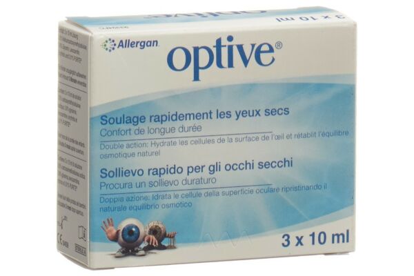 Optive Augen-Pflegetropfen 3 Fl 10 ml