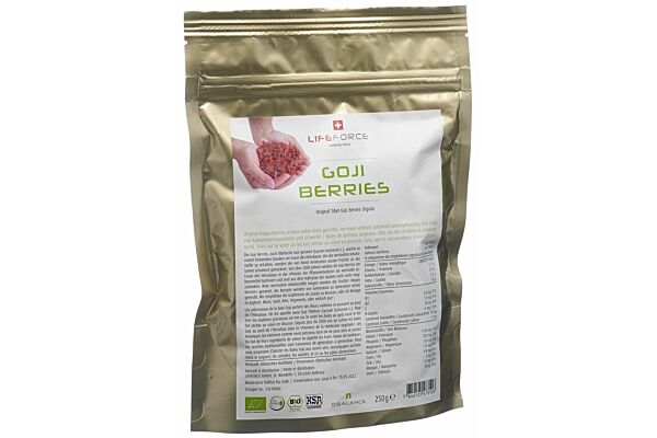 Qibalance Goji Berries séchées bio sach 250 g