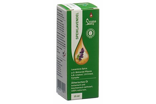 Aromasan Speiklavendel Äth/Öl BIO in Schachtel 15 ml
