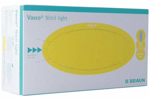 Vasco Nitril Light Untersuchungs-Handschuhe XS latexfrei 100 Stk