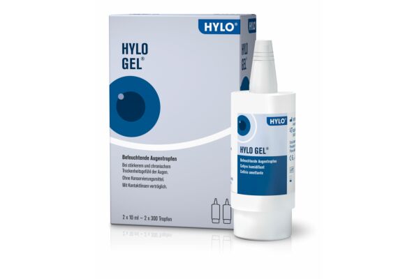 HYLO GEL Gtt Opht 0.2 % 2 Fl 10 ml