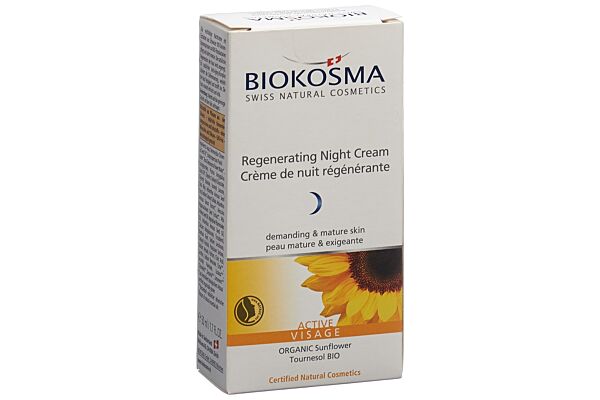 BIOKOSMA ACTIVE Visage Crème de nuit 50 ml