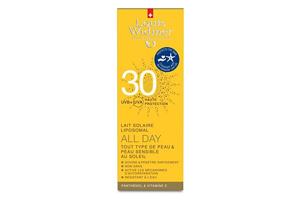 Louis Widmer All Day SPF30 Family Pack parfumée 200 ml