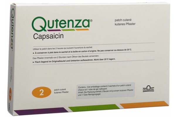 Qutenza Pfl 8 % Capsaicin Btl 2 Stk