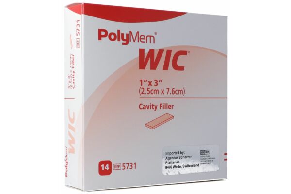 PolyMem WIC Cavity Filler 2.5x7.6cm 14 pce