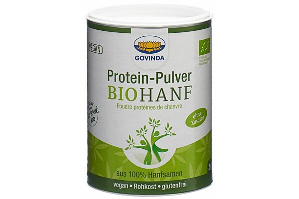 Govinda poudre de protéines de chanvre bio bte 400 g