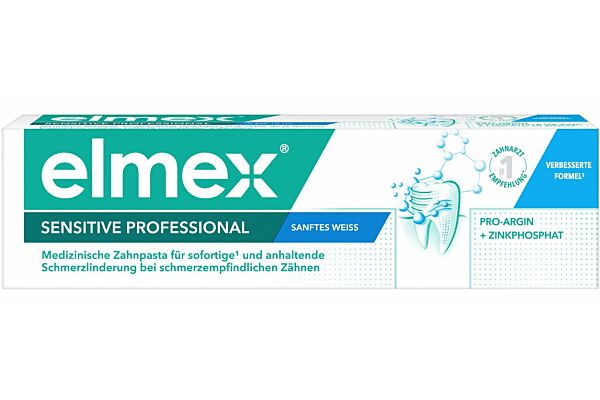 elmex SENSITIVE PROFESSIONAL SANFTES WEISS Zahnpasta Tb 75 ml