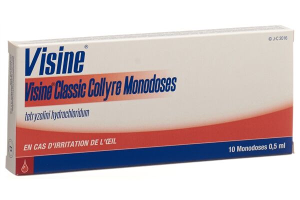 Visine Classic gtt opht sans agent conservateur 10 monodos 0.5 ml