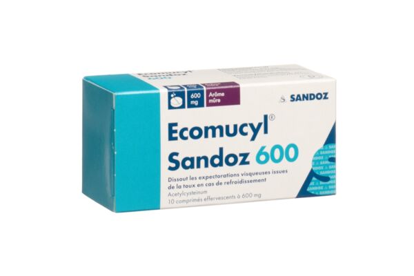 Ecomucyl Sandoz Brausetabl 600 mg Ds 10 Stk