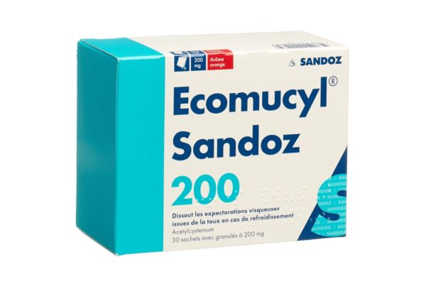 Ecomucyl Sandoz gran 200 mg sach 30 pce
