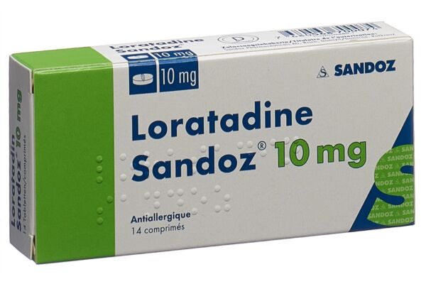 Loratadin Sandoz Tabl 10 mg 14 Stk