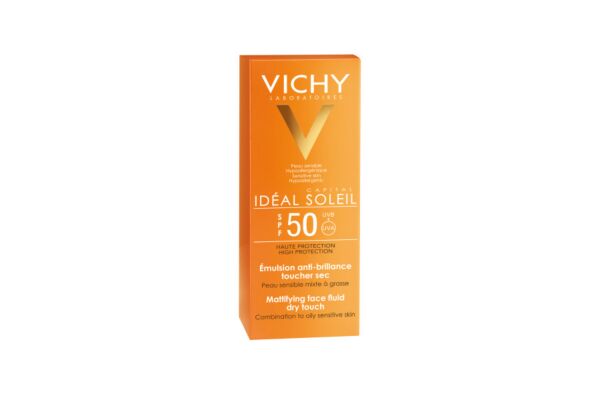 Vichy Capital Soleil Emulsion anti-brillance toucher sec SPF50 50 ml
