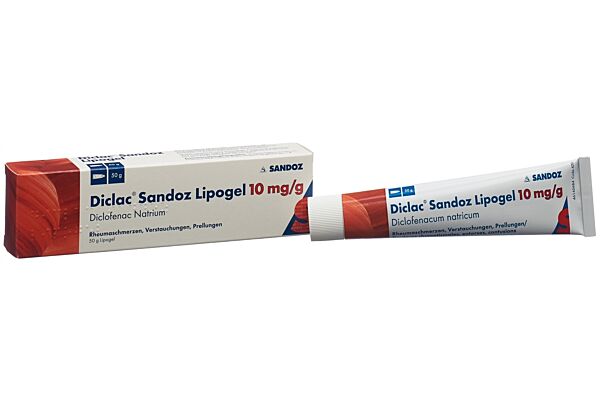 Diclac Sandoz Lipogel 10 mg/g Tb 50 g