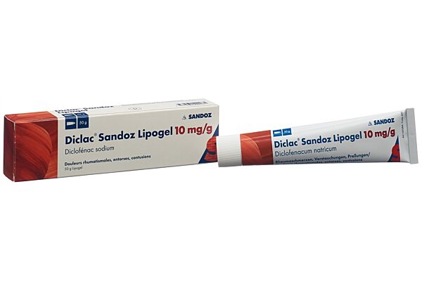 Diclac Sandoz Lipogel 10 mg/g Tb 50 g