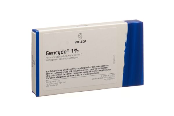 Gencydo 1% Inj Lös 8 Amp 1 ml