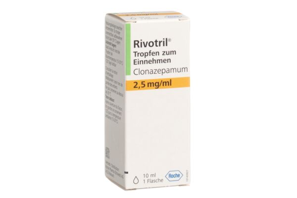 Rivotril gouttes 2.5 mg/ml fl 10 ml