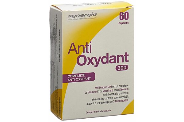 Antioxydant 200 gélules 60 pce
