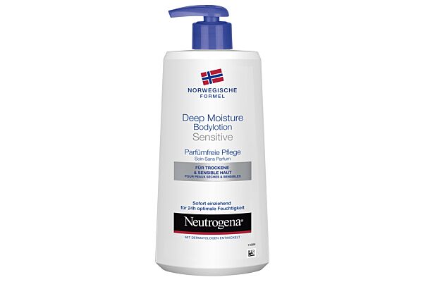 Neutrogena body lotion deep moisture sensitive dist 400 ml