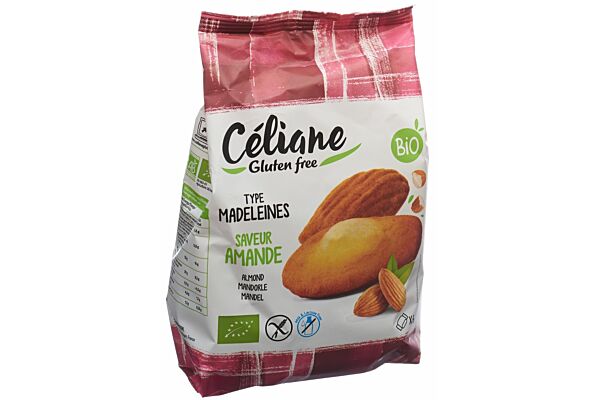 Madeleines saveur amande sans gluten et bio - Céliane