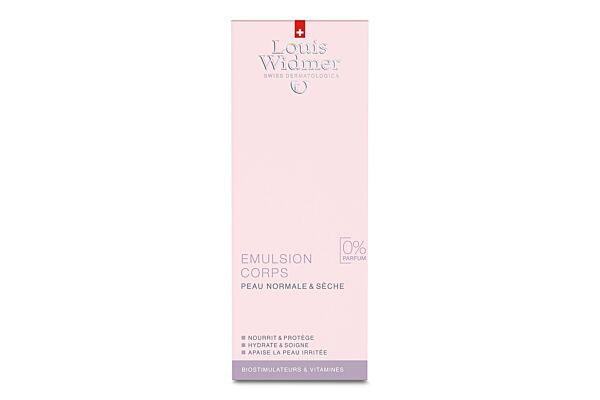 Louis Widmer emulsion corps sans parfum 200 ml