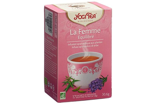 Yogi Tea La Femme équilibre 17 sach 1.8 g à petit prix