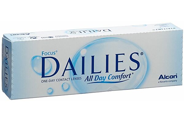 Focus Dailies all day comfort jour -1.25dpt 30 pce