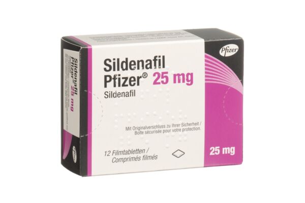 Ordinare online Sildenafil Pfizer Filmtabl 25 mg 12 Stk su ricetta
