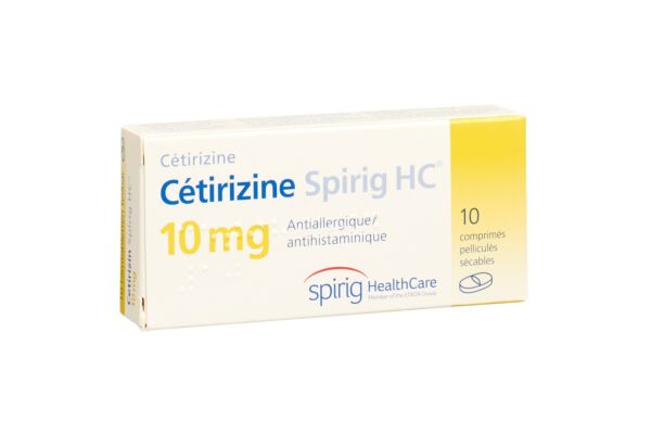 Cetirizin Spirig HC Filmtabl 10 mg 10 Stk