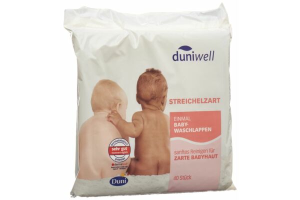 Duniwell Baby lavettes hygiéniques 40 pce