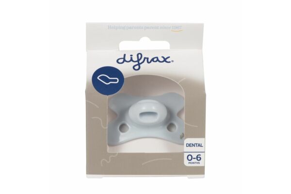 Difrax sucette dental 0-6M silicone à petit prix