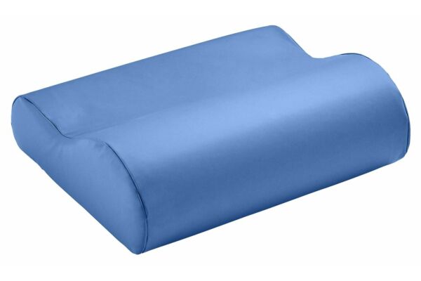 Elsa oreiller thérapeutes 33x11cm avec housse incontinence bleu