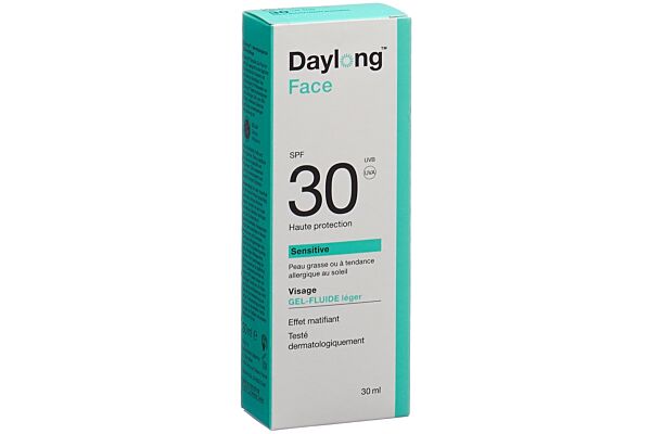 Daylong Sensitive Face Gel-Fluide SPF30 30 ml