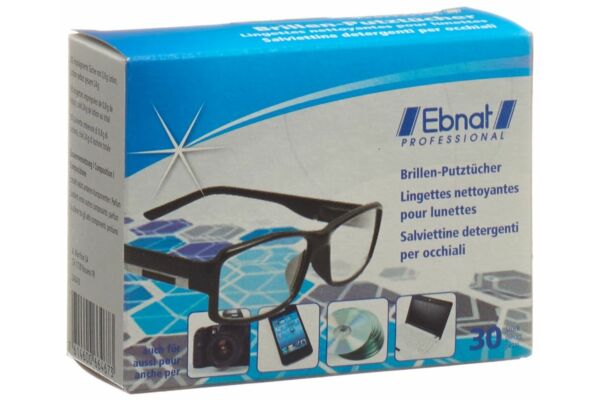Ebnat lingette nettoie-lunettes 30 pce