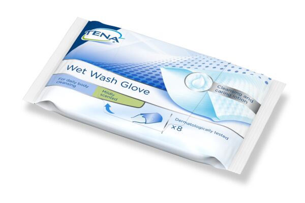 TENA Wet Wash Glove parfümiert 8 Stk