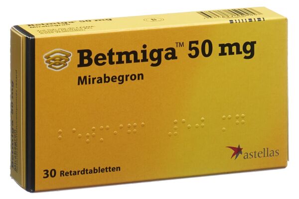 Betmiga Ret Tabl 50 mg 10 Stk