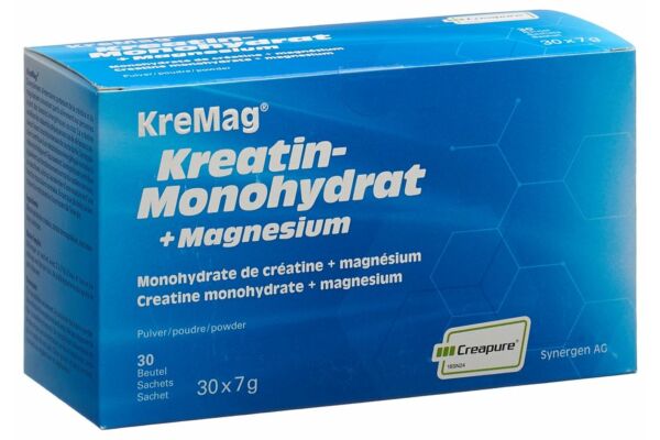 KreMag créatine & magnésium pdr 30 sach 7 g