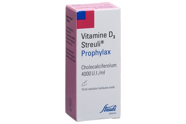 Vitamin D3 Streuli 4000 IE/ml Prophylax Lösung zum Einnehmen Fl 10 ml