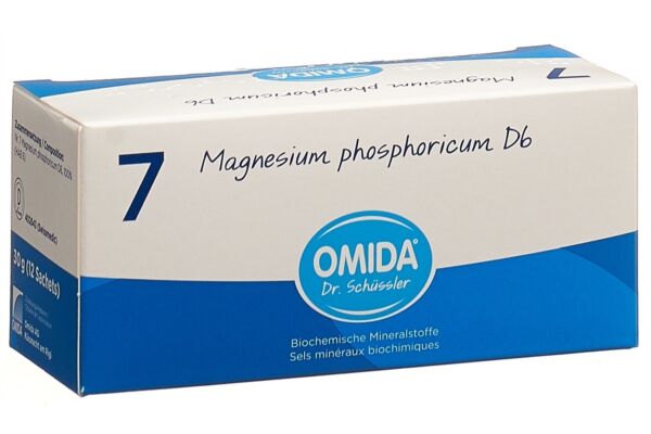 Omida Schüssler Nr7 Magnesium phosphoricum Plv D 6 Btl 12 Stk
