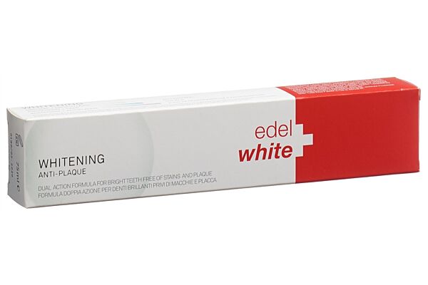 edel+white anti-plaque dentifrice blanchissant 75 ml