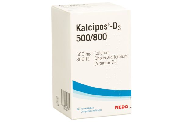 Kalcipos-D3 cpr pell 500/800 bte 90 pce