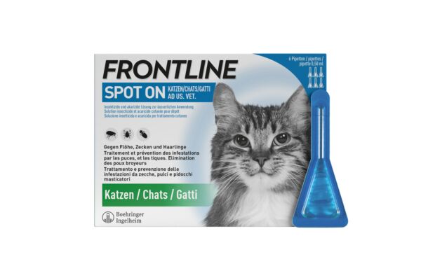 Frontline spot on chat liste D 6 x 0.5 ml