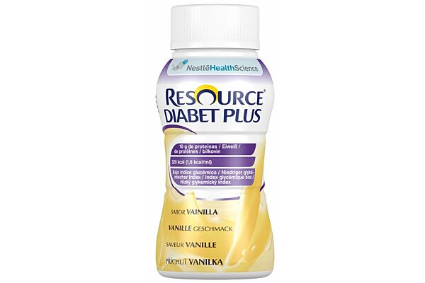 Resource Diabet Plus Vanille 4 Fl 200 ml