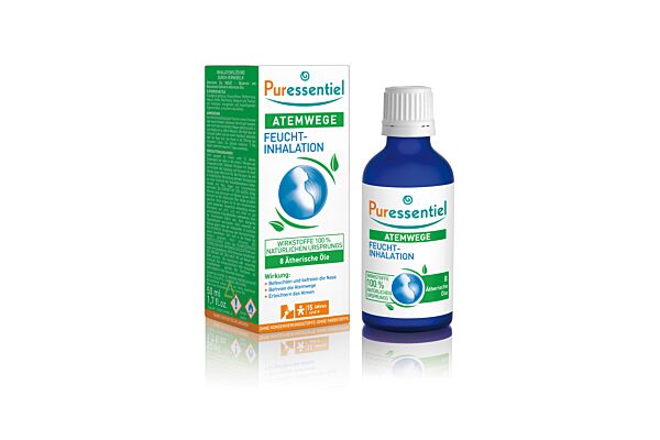 Puressentiel Inhalation humide Respiratoire bio 50 ml